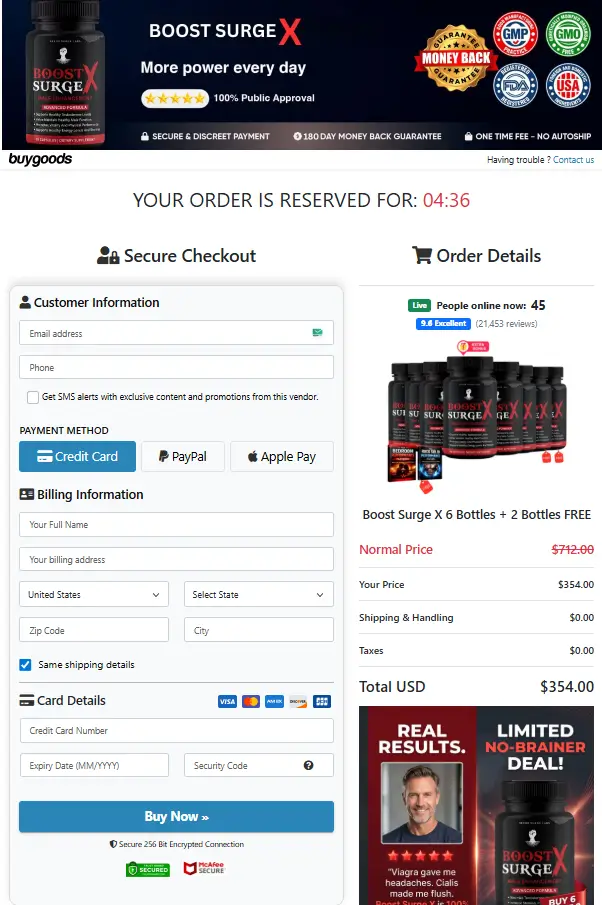 Boost Surge X-Secure-Checkout